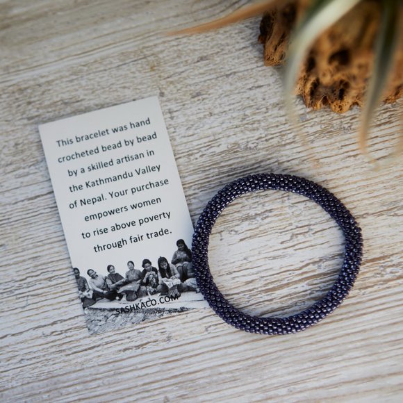 Sashka Co. Handmade Glass Bead Bracelet - Picture 4 of 4